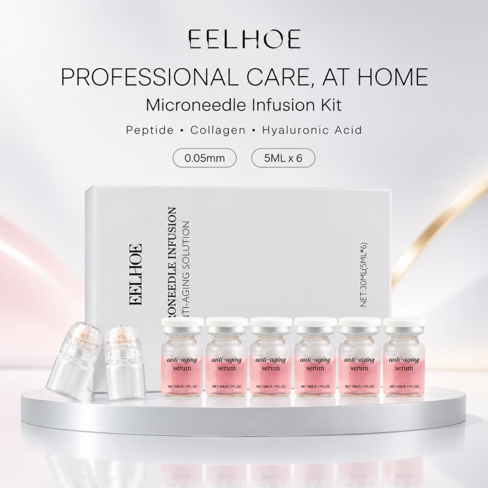 ชุดเซรั่มไมโครนีดเดิล 0.2 มม.  - Hyaluronic Acid Facial Serum บทวิจารณ์และราคา