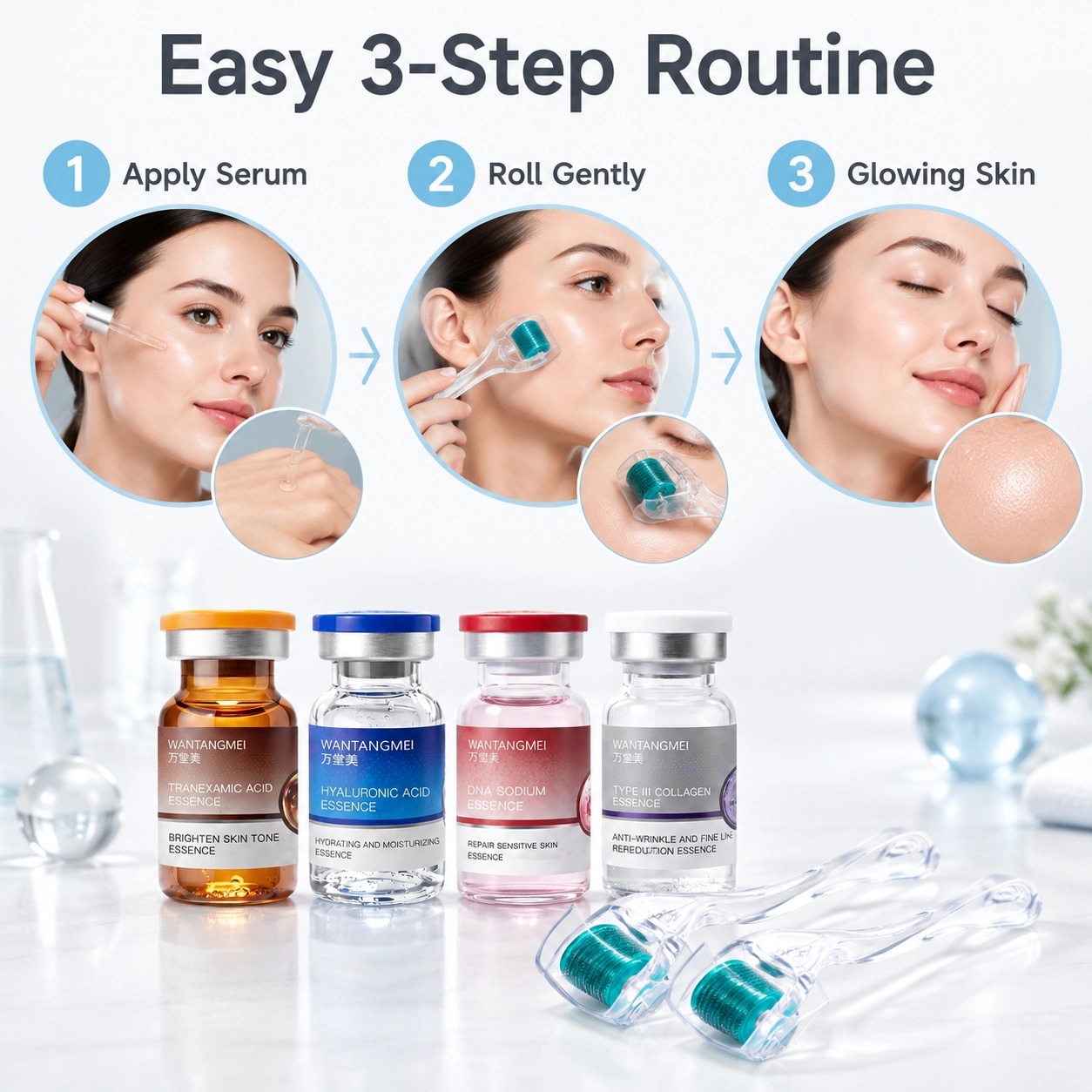 เซรั่มบำรุงผิวลดเลือนริ้วรอยพร - Hyaluronic Acid Facial Serum บทวิจารณ์และราคา