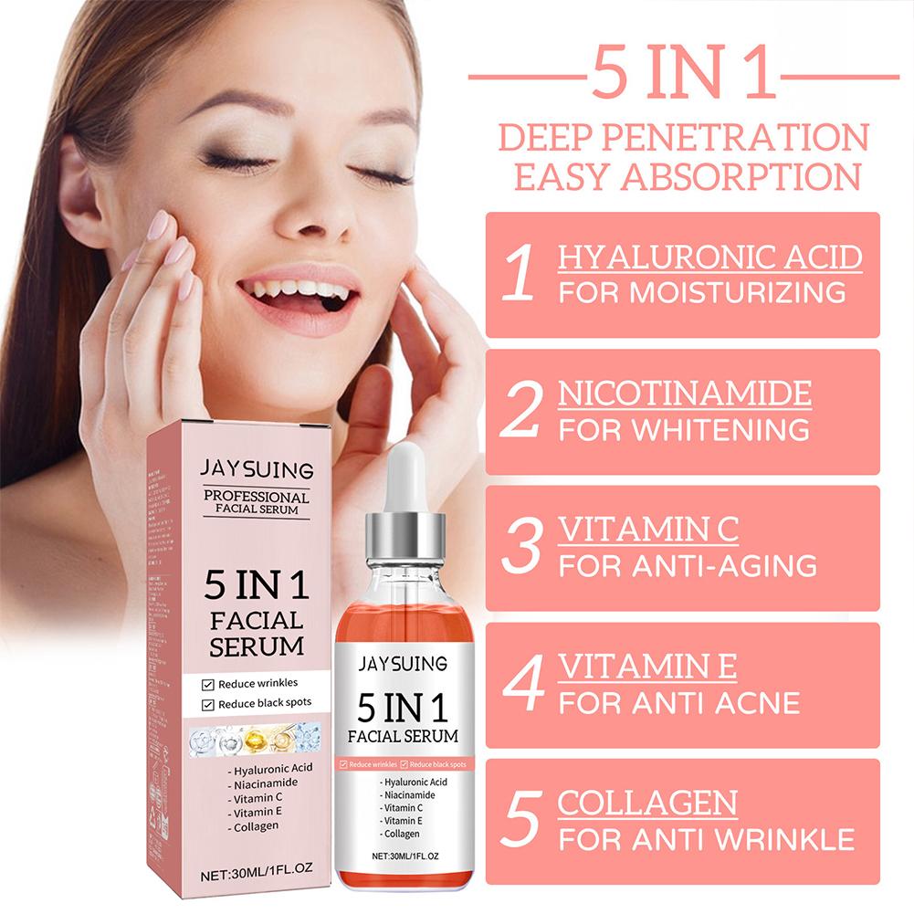 เซรั่มบำรุงผิวหน้า 5-in-1 วิตา - Hyaluronic Acid Facial Serum บทวิจารณ์และราคา