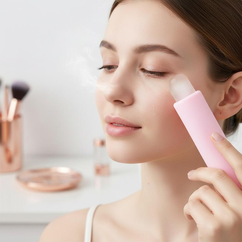 ถาดน้ำแข็งซิลิโคนรูปทรงลูกบาศก - Face Ice Roller Puffiness บทวิจารณ์และราคา